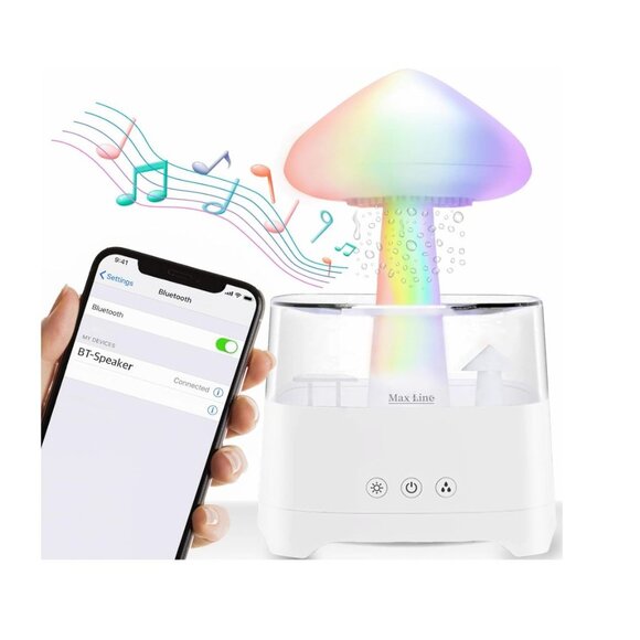 AXOLOTL Rain Cloud Bluetooth Diffuser Humidifier Essential Oil Diffuser 7 Color - Picture 2 of 7